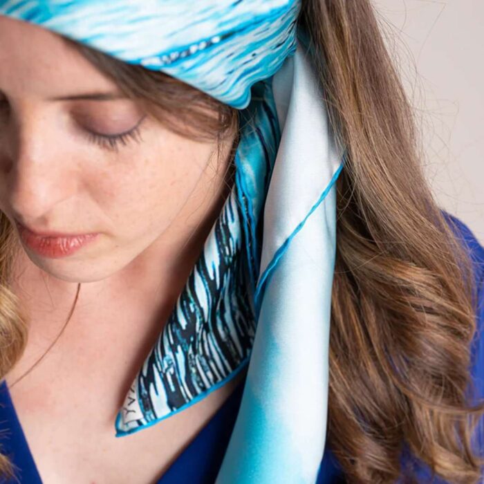 La seta del lago di como prodotti aquadulza foulard seta