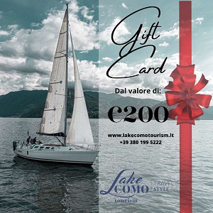 Gift Cart 200€ Lake Como Tourism