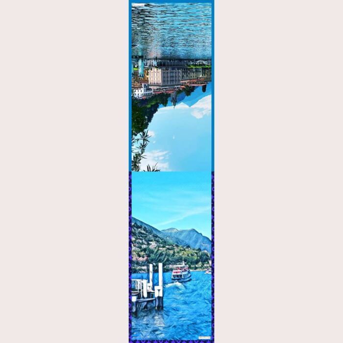 La seta del lago di Como sciarpa Bellagio Cernobbio Aquadulza Lakecomotourism